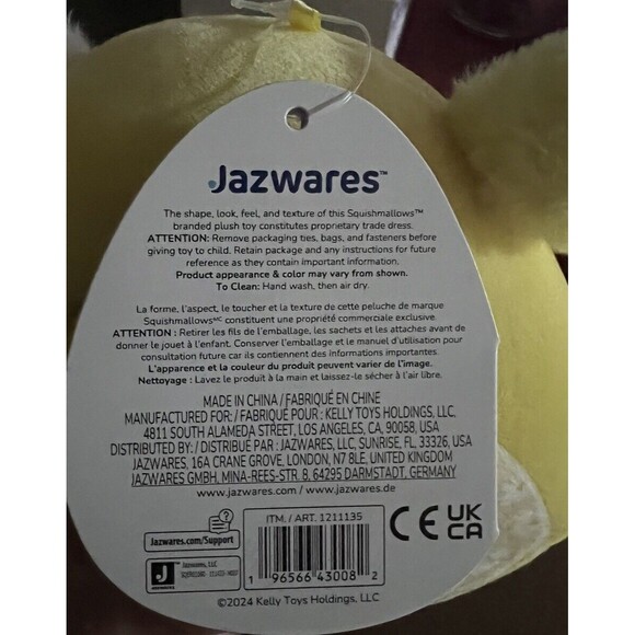 Squishmallows Aimee Chick Floral Flower Belly 2024 Easter Squad 5" Plush, New - Picture 6 of 11